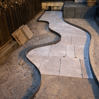 Création Cheminement pour une terrasse